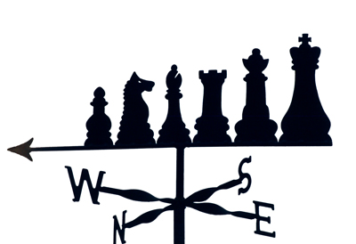 Chess weathervane